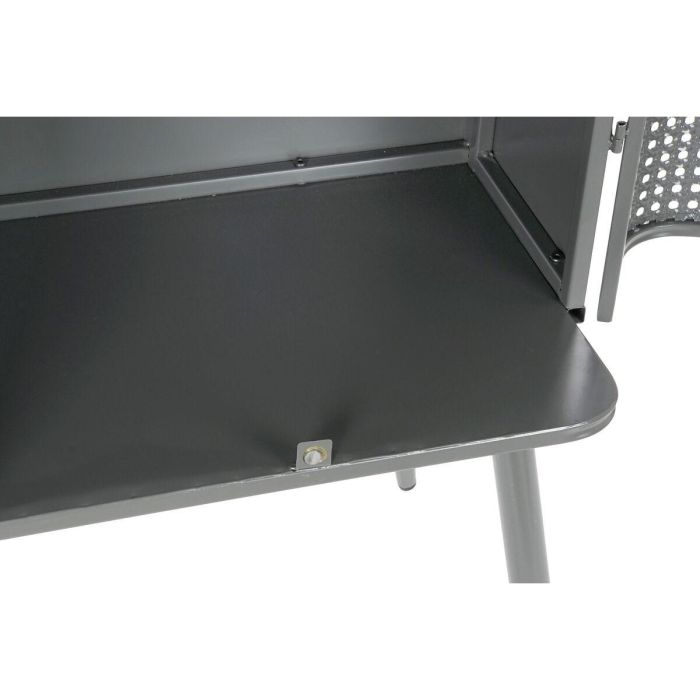 DKD Home Decor Estantería Loft Industrial con 2 Puertas y 2 Estantes de Metal y Madera, Gris Natural 79x39x133 cm 3 DKD Home Decor Estantería Loft Industrial con 2 Puertas y 2 Estantes de Metal y Madera, Gris Natural 79x39x133 cm 3