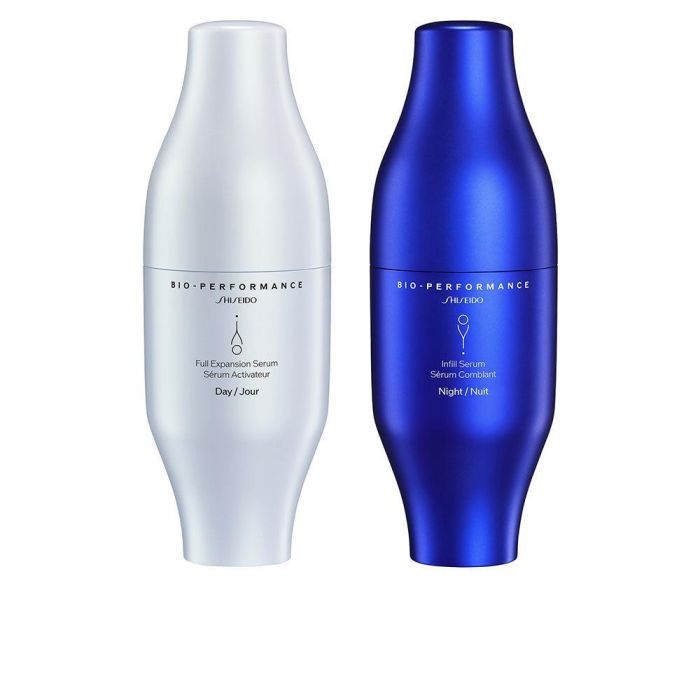 Shiseido BIO-PERFORMANCE SKIN FILLER Serum Facial Antiedad Reafirmante Voluminizador Noche & Día con Ácido Hialurónico 2x30 ml