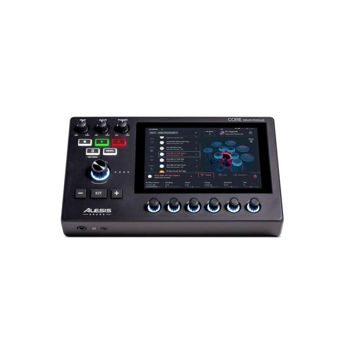 Alesis Strata Club Batería Electrónica con Módulo Core Drum, Pantalla Táctil de 7", 360°, Triple Zona, Bluetooth Audio+MIDI I/O 5