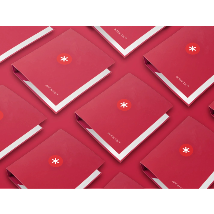 Antartik Carpeta 4 Anillas 40 mm Mixtas Antartik A4 Forrada Color Frambuesa 11