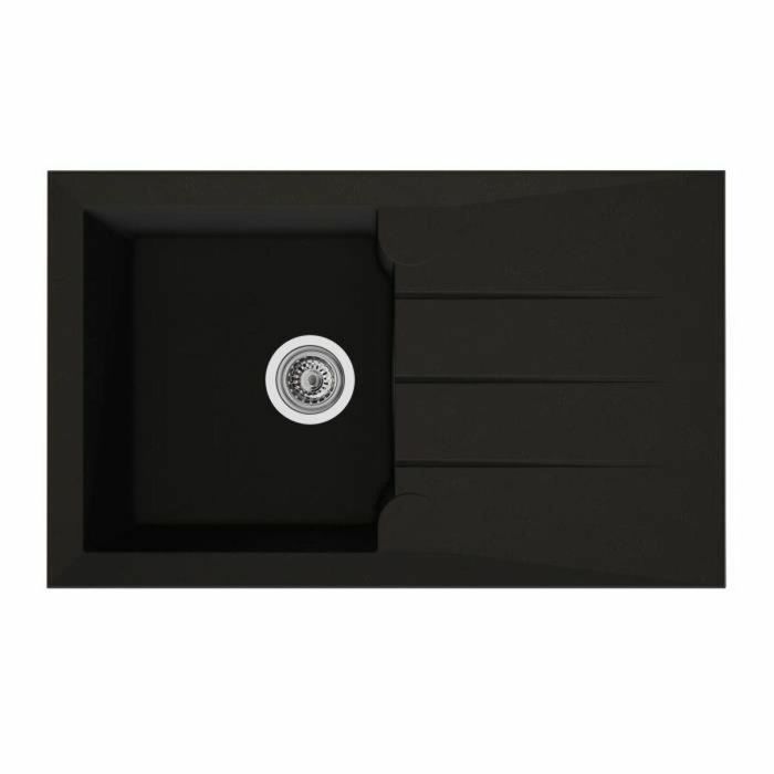 Stradour STR3660428008308 Fregadero Encastrable Resina BMC Negro Alineo 1C 81 x 50 cm 0 Stradour STR3660428008308 Fregadero Encastrable Resina BMC Negro Alineo 1C 81 x 50 cm 0