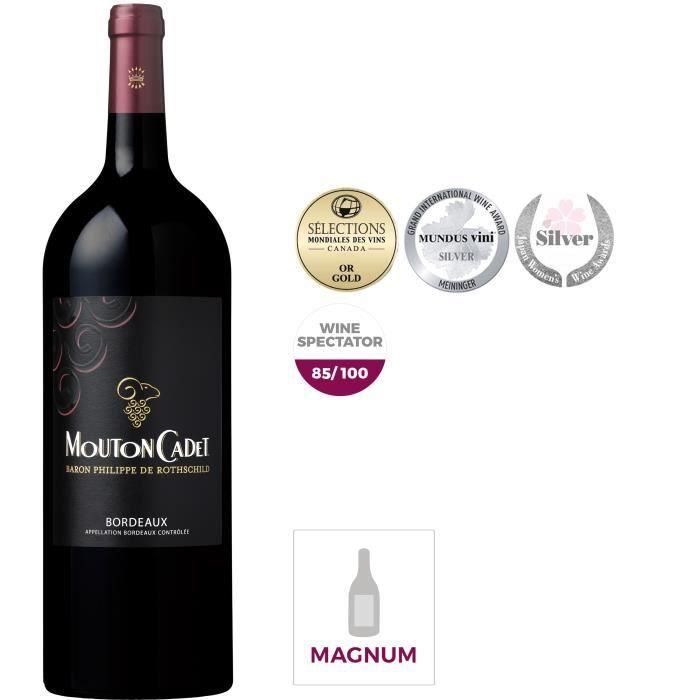 Magnum Mouton Cadet 2019 Baron Philippe de Rothschild Burdeos - Vino tinto de Burdeos