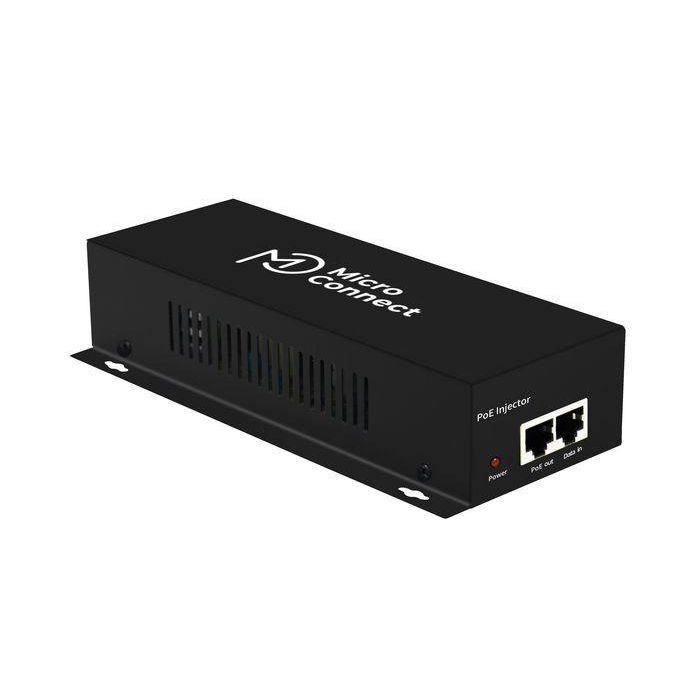 MicroConnect POEINJ-60W Inyector PoE Gigabit 60W 802.3af/at PoE++ para Router/AP/Cámara/VoIP UK
