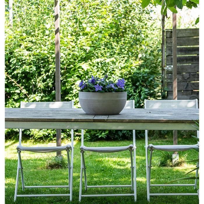 Corte - GARDEN ID - Green Care Impact Azul-Gris - 30 x 14 cm - 10 años de garantía - 100% reciclado - Resistente a rayos UV y heladas 2