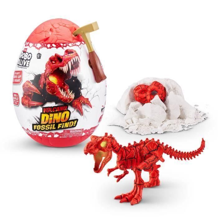 Juego de excavación - ZURU - ROBO ALIVE Volcano Fossil Find S2 - Fósiles de dinosaurios - Sonidos y luces - Roca y arena 3 Juego de excavación - ZURU - ROBO ALIVE Volcano Fossil Find S2 - Fósiles de dinosaurios - Sonidos y luces - Roca y arena 3