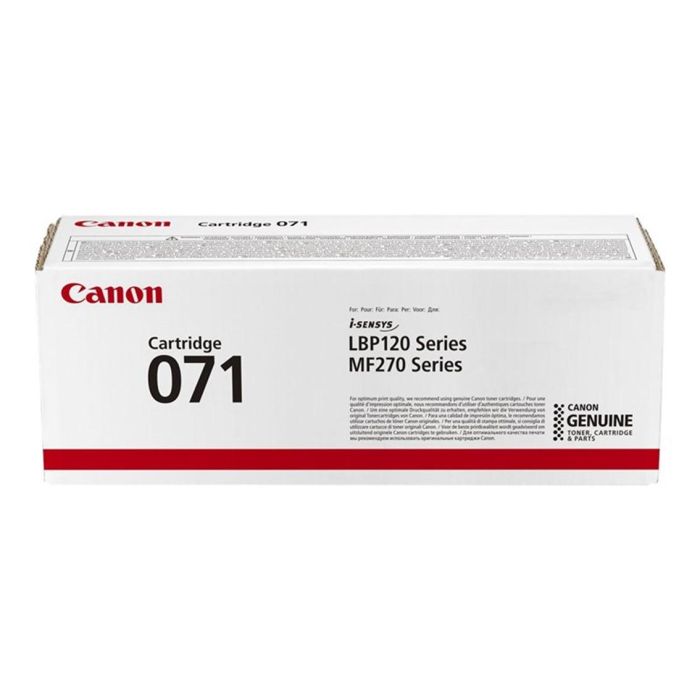 Canon Tóner Negro 071 para i-SENSYS LBP 122DW y MF 272DW, 1.200 páginas