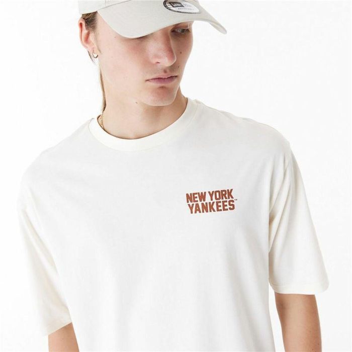 Camiseta de Manga Corta Hombre New Era WORDMARK OS TEE NEYYAN 60435536 Blanco (M) 2 Camiseta de Manga Corta Hombre New Era WORDMARK OS TEE NEYYAN 60435536 Blanco (M) 2