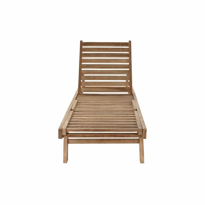 Tumbona DKD Home Decor Marrón Con ruedas Teca (200 x 65 x 36 cm) 7 Tumbona DKD Home Decor Marrón Con ruedas Teca (200 x 65 x 36 cm) 7