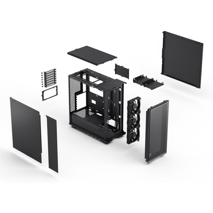 Fractal Design FD-C-EPO1A-01 Caja Epoch Black Solid Torre ATX con Flujo de Aire Optimizado y 3 Ventiladores 8 Fractal Design FD-C-EPO1A-01 Caja Epoch Black Solid Torre ATX con Flujo de Aire Optimizado y 3 Ventiladores 8