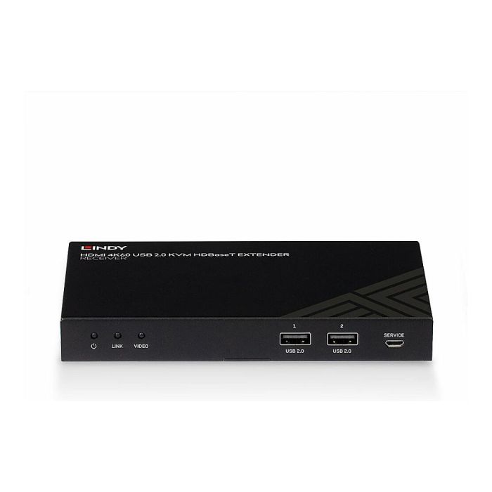 LINDY 38389 Extensor KVM HDMI 4K60 IR RS232 HDBT hasta 150m para Cat6 4