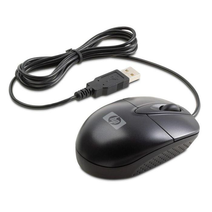 HP Mouse Óptico USB Travel 2710 - Ratón Compacto con Cable para Portátil 1
