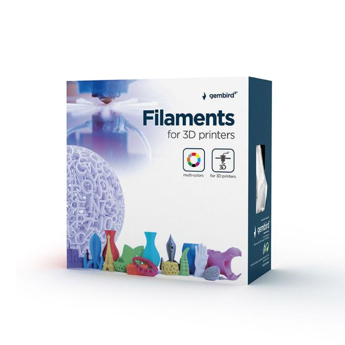 Gembird 3DP-PLA1.75GE-01-BK Filamento Impresora 3D PLA 1.75mm Negro 330g 2 Gembird 3DP-PLA1.75GE-01-BK Filamento Impresora 3D PLA 1.75mm Negro 330g 2