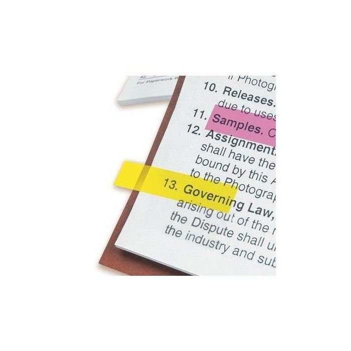 Post-It 683-4ABB Pack 3+1 Dispensadores Marcadores Index Pequeños 11.9x43.2mm Colores Surtidos Translúcidos 1