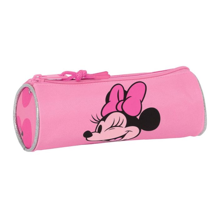 Bolso Escolar Portatodo Safta Redondo Minnie Mouse Loving 70x200x70 mm