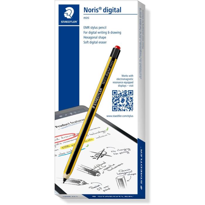 STAEDTLER 180M 22-1 Noris digital mini Lápiz para Tableta Gráfica Universal Negro/Amarillo