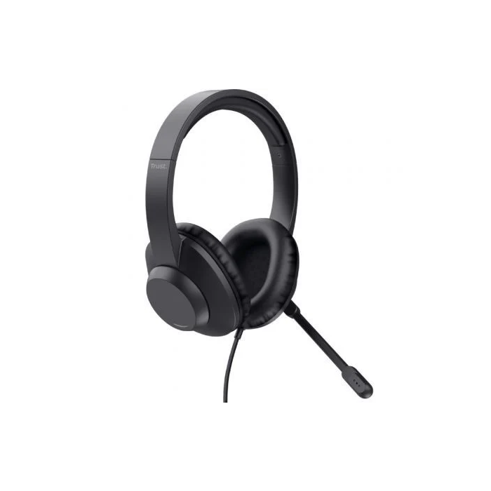 Trust Auriculares Ayda Max con Micrófono Jack 3.5 Negros