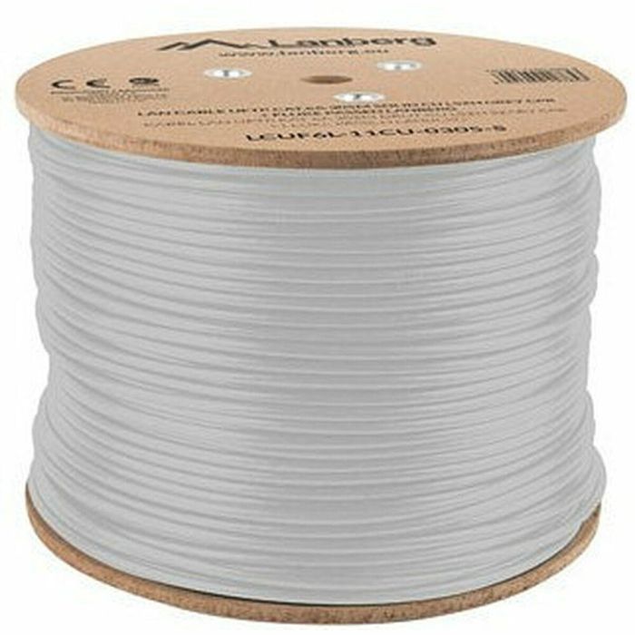 Cable de Red Rígido FTP Categoría 6 Lanberg LCUF6L-11CU-0305-S Gris 305 m Cable de Red Rígido FTP Categoría 6 Lanberg LCUF6L-11CU-0305-S Gris 305 m