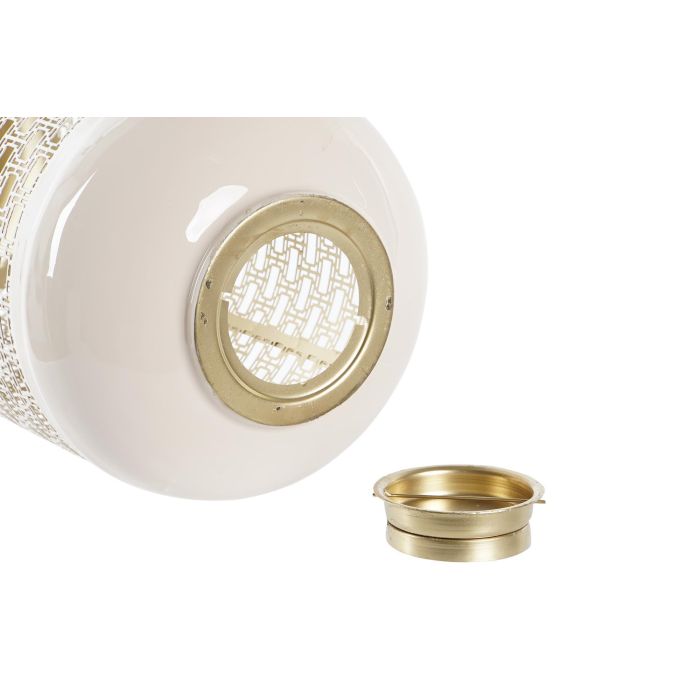 DKD Home Decor Portavelas Rosa y Azul de Aluminio 24 x 60 x 24 cm (2 Unidades) 3