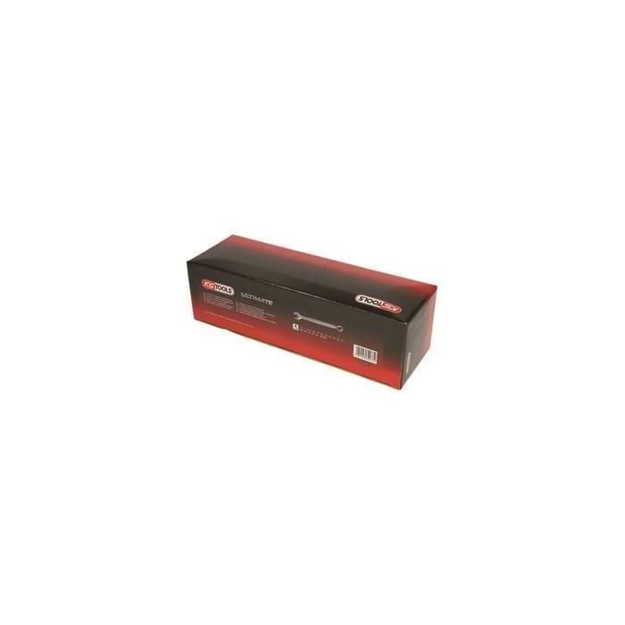 Juego de llaves combinadas métricas de 18 piezas - KS TOOLS - 922.0047 - En estuche - 6 a 24 mm - Ángulo de horquilla de ojo inclinado 15° 2 Juego de llaves combinadas métricas de 18 piezas - KS TOOLS - 922.0047 - En estuche - 6 a 24 mm - Ángulo de horquilla de ojo inclinado 15° 2