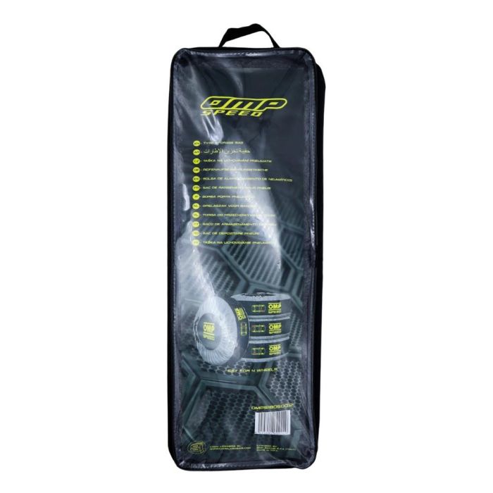 Omp Speed Juego De 4 Fundas Universales Para Almacenamiento Y Transporte De Neumáticos Con Bolsillo Y Protección Delantera OMPS18050012 9 Omp Speed Juego De 4 Fundas Universales Para Almacenamiento Y Transporte De Neumáticos Con Bolsillo Y Protección Delantera OMPS18050012 9
