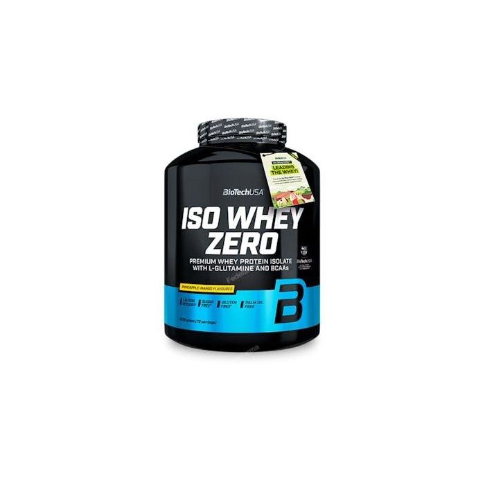 BIOTECHUSA Iso Whey Zero 1816G Proteína Aislada Sabor Piña-Mango