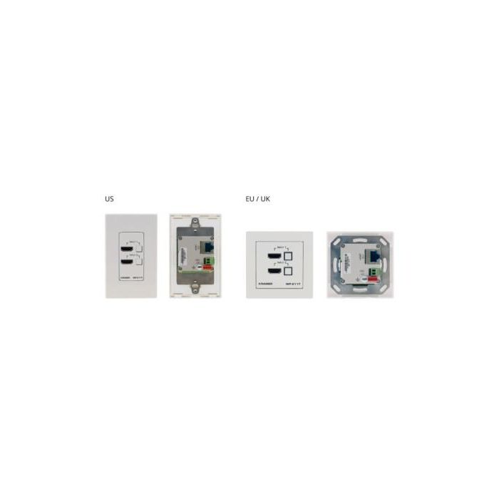 Kramer Selector Automático Wall Plate 4K HDBaseT HDMI 1.4 HDCP 2.2 WP-211T/EU-80/86(W) 20-804970590