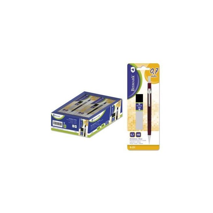 Bismark Portaminas 0.7 mm Blister Colores Surtidos