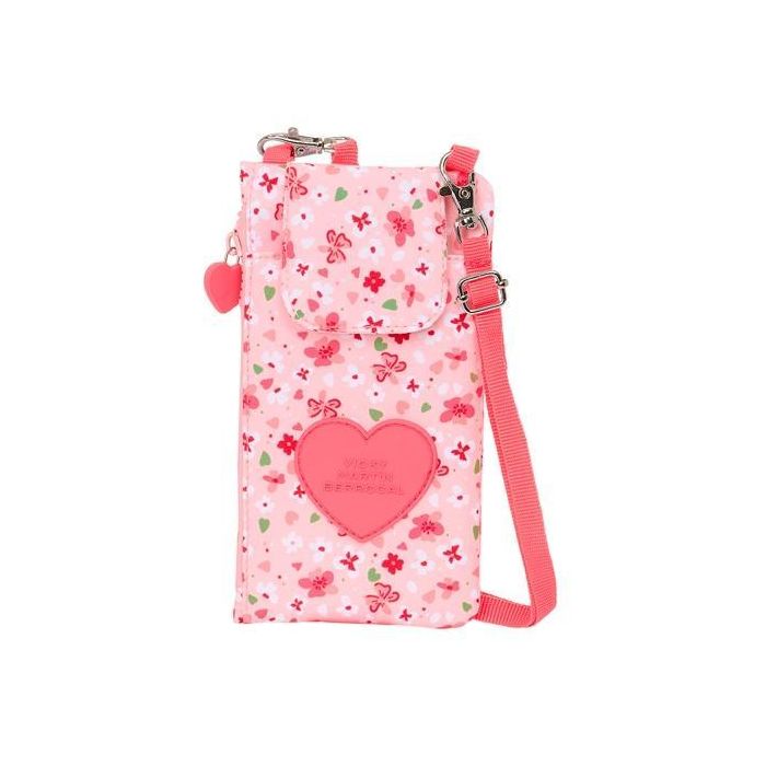 Safta Monedero Portamóvil "In Bloom" con cremallera para monedas y alojamiento para móvil hasta 6,9'', 100x190 mm Safta Monedero Portamóvil "In Bloom" con cremallera para monedas y alojamiento para móvil hasta 6,9'', 100x190 mm