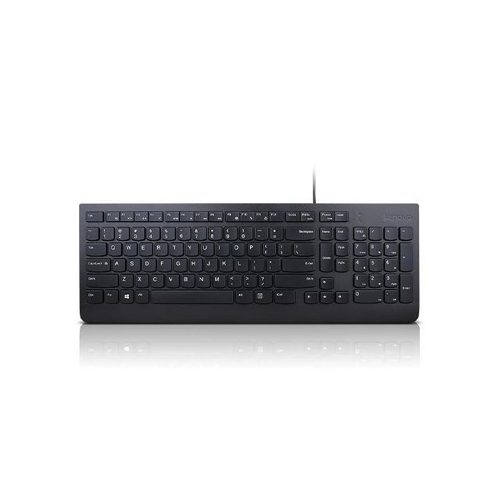 Lenovo Essential Wired Keyboard, Nordic, USB, 1.8 m, Black Lenovo Essential Wired Keyboard, Nordic, USB, 1.8 m, Black
