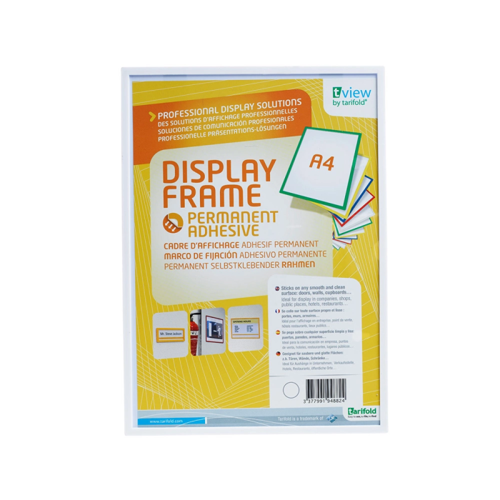 Djois Funda para Colgar Adhesiva DIN A4 Blanco 1