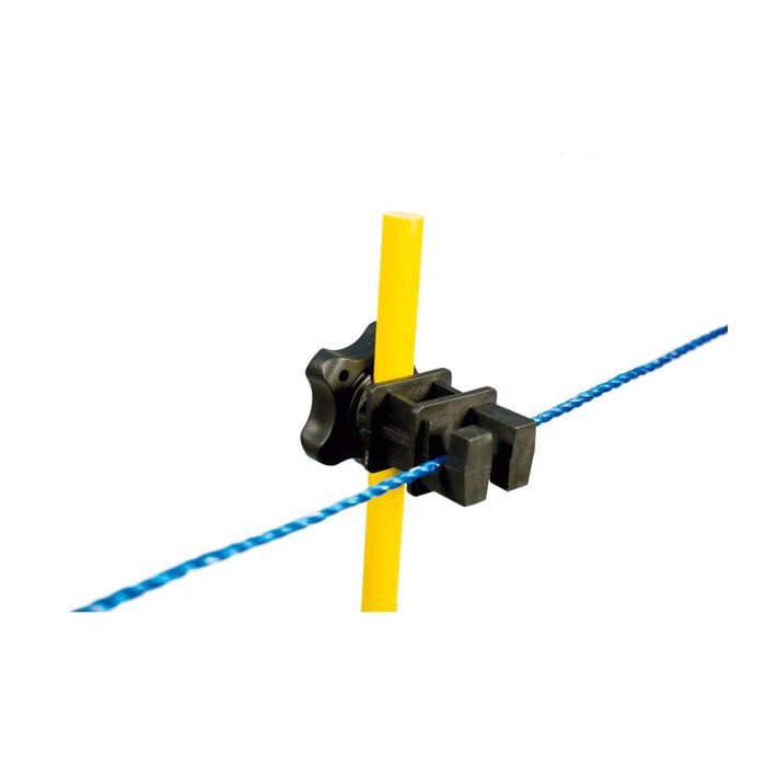Pastormatic DFV-21 Pack 25 Aisladores para Cuerda y Alambre en Postes Ø 12 mm 1