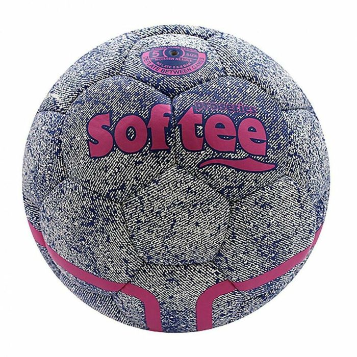 Balón de Fútbol DENIM Softee 80663 Rosa Sintético (5)