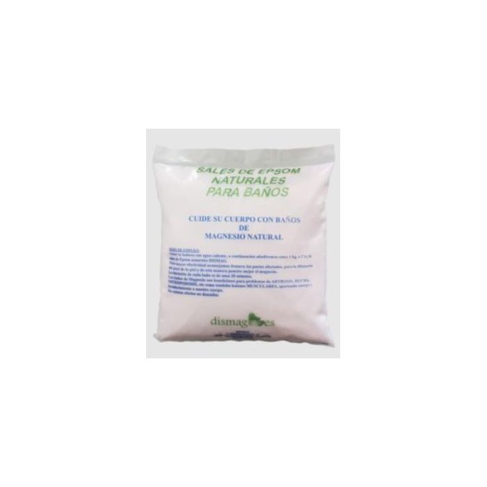 DISMAG Sales de Epsom para Baño de Magnesio Natural 4 kg - Relajación y Recuperación Muscular