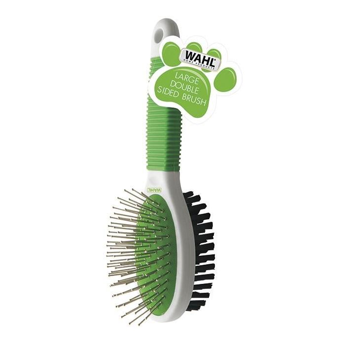 Wahl 858454-016 Cepillo de Pelo de Doble Cara para Mascotas con Agarre Cómodo y Suavizado de Pelaje 2
