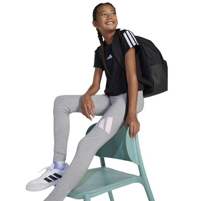 Mallas Deportivas para Niños Adidas Essentials Big Logo Gris Rosa 48 5