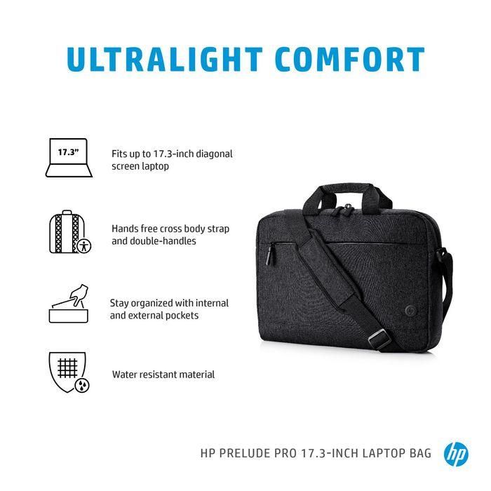 HP Prelude Bolsa para Portátil de hasta 17.3 pulgadas - Protección Acolchada, Resistente al Agua, Diseño Ultraligero 4