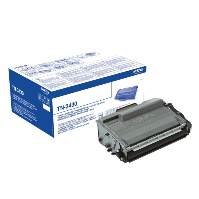 Toner Brother Tn-3430 Dcp-L5500Dn - Dcp-L6600Dw - Hl-L5000D - Mfc-L5700 Negro 3000 Pag 1