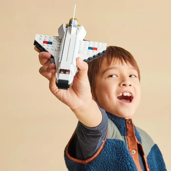 LEGO 31134 Creator 3-en-1 Transporte Espacial, Astronauta con traje espacial, Niños 6 años 5