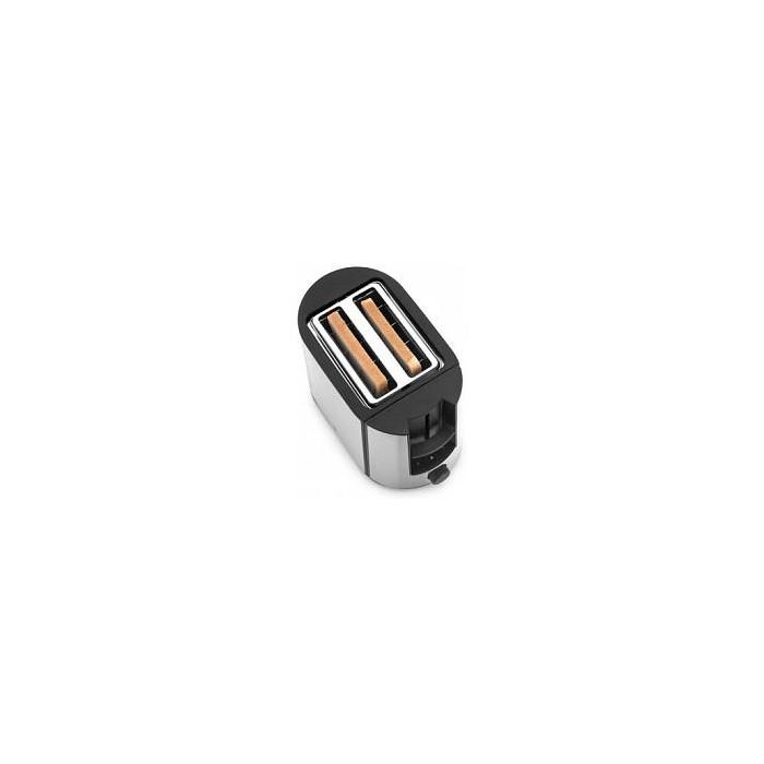 WMF Tostador Bueno Pro 2 Rebanadas 870W Acero Inoxidable Negro Plata WMF Tostador Bueno Pro 2 Rebanadas 870W Acero Inoxidable Negro Plata