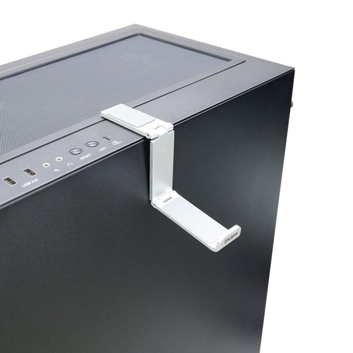 Zalman Soporte para Auriculares ZM-FH10 SV de Aluminio, Caucho y Acero - Plata 1