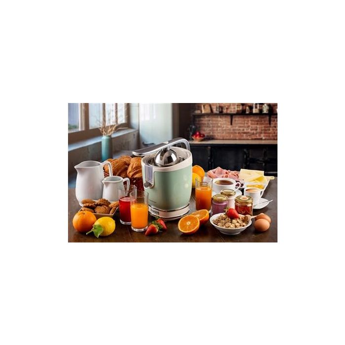 Ariete 413/04 Exprimidor Vintage Verde con Mango a Presión para Zumos Saludables 2