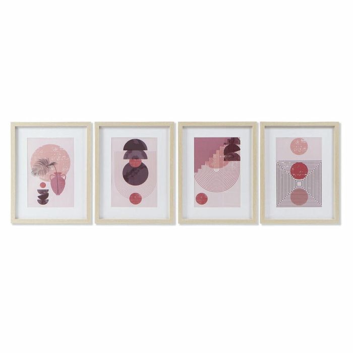 Cuadro Scandi DKD Home Decor Beige 2 x 45 x 35 cm (4 Unidades) Cuadro Scandi DKD Home Decor Beige 2 x 45 x 35 cm (4 Unidades)
