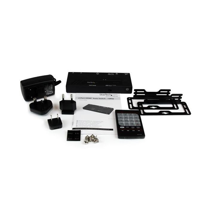 Switch HDMI Startech VS221HDQ 1920 x 1200 px 4 Switch HDMI Startech VS221HDQ 1920 x 1200 px 4
