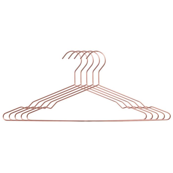 Day Juego De 5 Perchas 41 cm Cobre Con Hendiduras 0 Day Juego De 5 Perchas 41 cm Cobre Con Hendiduras 0