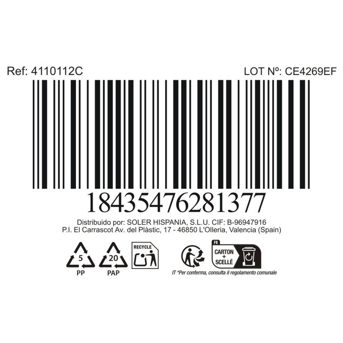 La Mediterranea Bol Calobra Crema Ø13.2 cm x 5 cm (24 Unidades)