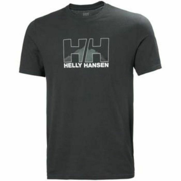 Camiseta Deportiva de Manga Corta NORD GRAPHIC Helly Hansen 62978 981 Gris 0 Camiseta Deportiva de Manga Corta NORD GRAPHIC Helly Hansen 62978 981 Gris 0