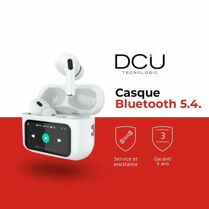 Auriculares Bluetooth DCU 34152080 Blanco 6