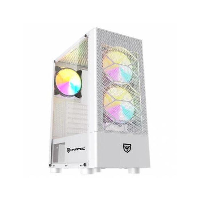 Caja Semitorre ATX Nfortec NF-CS-CAELUM-WHITE Blanco 1 Caja Semitorre ATX Nfortec NF-CS-CAELUM-WHITE Blanco 1