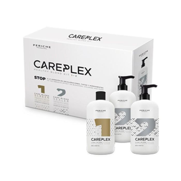 CAREPLEX KIT de Periche - Tratamiento protector para cabello decolorado o teñido, incluye Care Blond Screen y Care Blond Sealer CAREPLEX KIT de Periche - Tratamiento protector para cabello decolorado o teñido, incluye Care Blond Screen y Care Blond Sealer