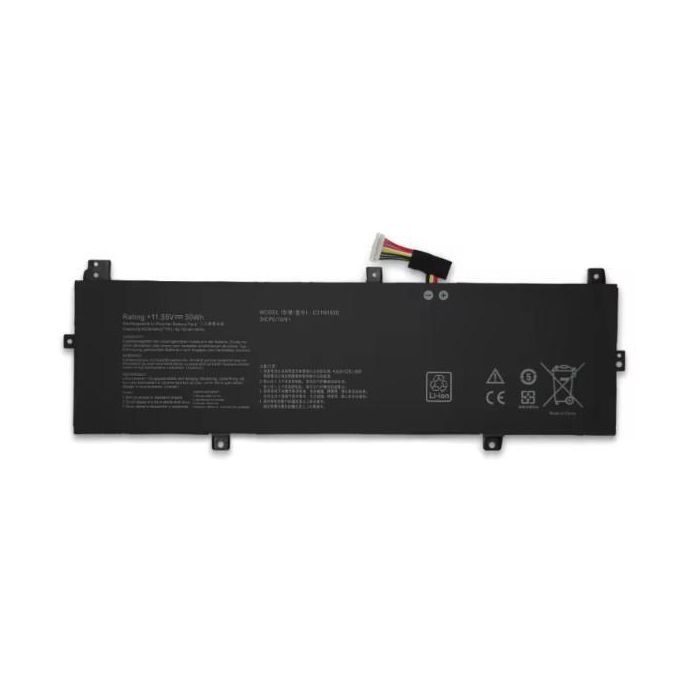 CoreParts Laptop Battery for Asus TYPE B 50Wh Li-Pol 11.55V 4330mAh, Black, CoreParts Laptop Battery for Asus TYPE B 50Wh Li-Pol 11.55V 4330mAh, Black,